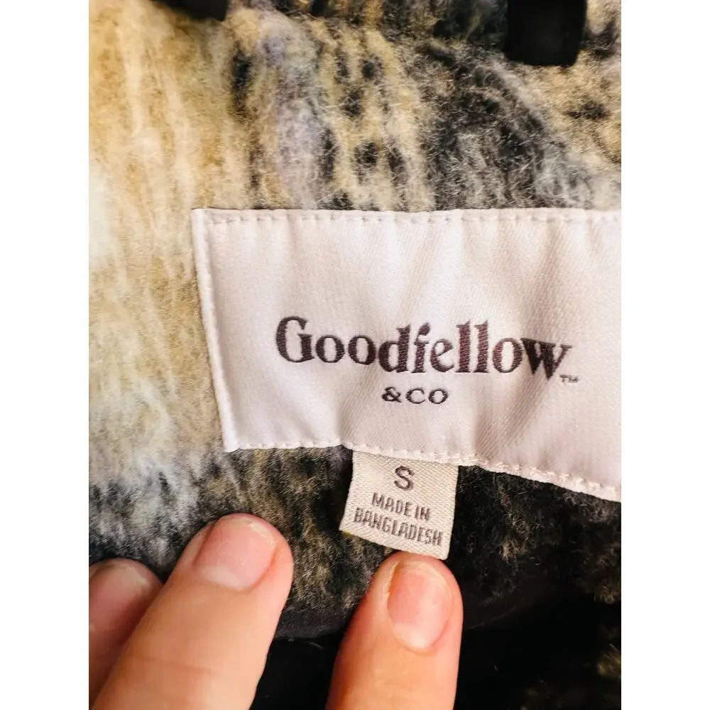 Goodfellow & Co Men's Brown Black Plaid Full Zip Bomber Jackets Size Small - Picture 3 of 4